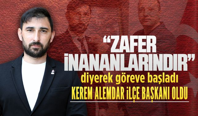 Zafer Partisi’nin Karasu İlçe Başkanlığı’na Kerem Alemdar atandı
