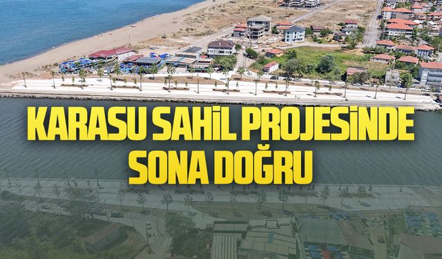 Karasu Sahil projesinde sona doğru
