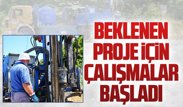 Demiryolu projesinde zemin etüt çalışmaları başladı