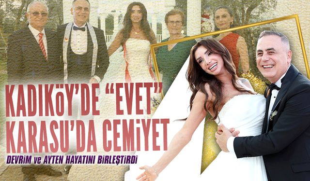 Devrim Ersöz ve Ayten Akardaş çifti evlendi