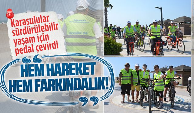 Dünya Bisiklet Günü’nde Karasu’da anlamlı etkinlik