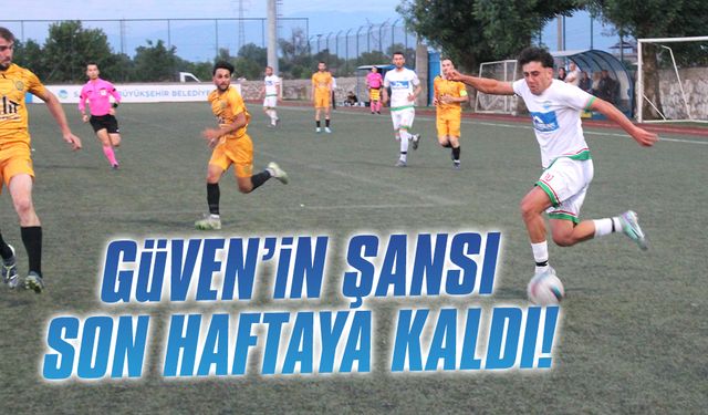 Play-Off'ta Güvenspor ile Erdoğduspor ile berabere kaldı
