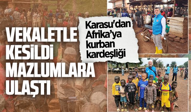 Karasulu hayırseverlerin kurbanları Uganda ve Burkina Faso’da