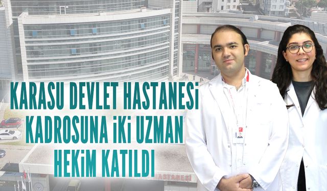 Üroloji ve fizik tedavi alanlarında uzman iki hekim göreve başladı