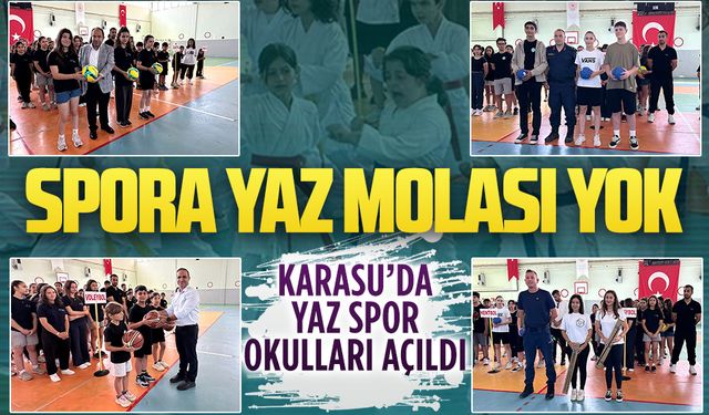 Karasu’da yaz spor okulları açıldı