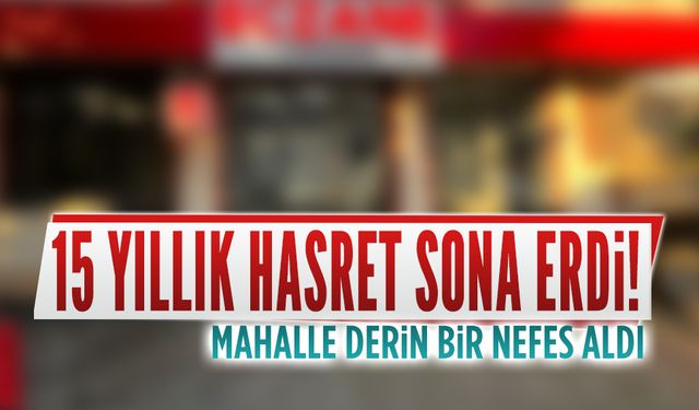 Kurudere’de 15 sene sonra yeniden eczane açıldı