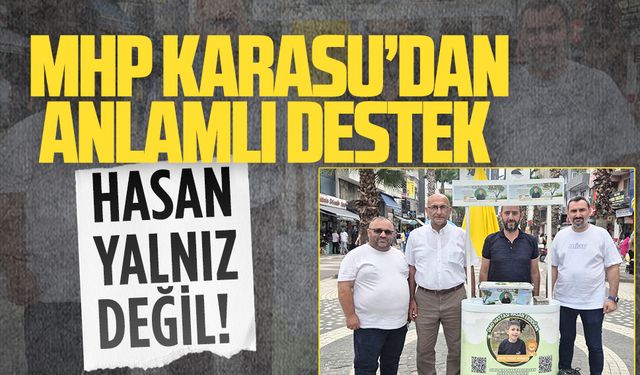 MHP Karasu’dan anlamlı destek