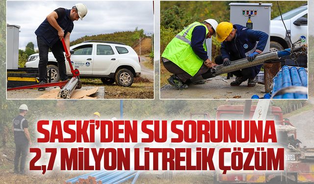 Karasu ve Kocaali’ye üç yeni su kaynağı