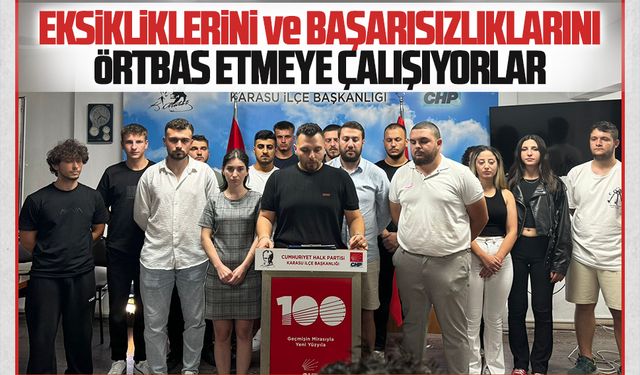 Mehmet Can Özbay: Eksikliklerini ve başarısızlıklarını örtbas etmeye çalışıyorlar