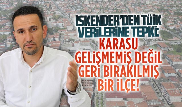 Başkan Hakkı İskender TÜİK verilerine tepki gösterdi
