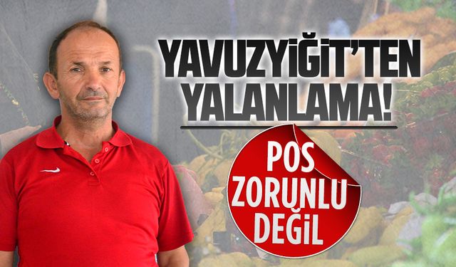 Başkan Yavuzyiğit, POS cihazı zorunluluğu iddialarının asılsız olduğunu söyledi