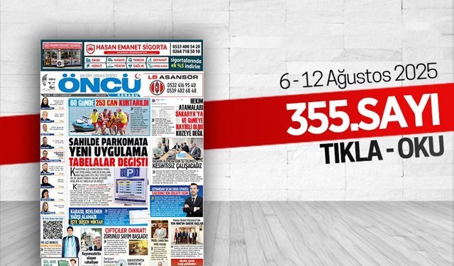 Öncü Karasu Gazetesi 355.sayı
