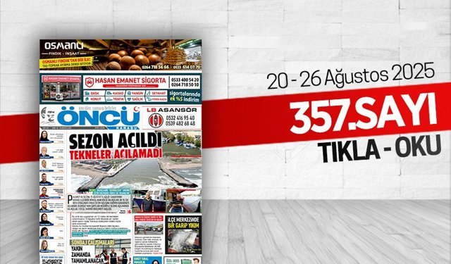 Öncü Karasu Gazetesi 357.sayı