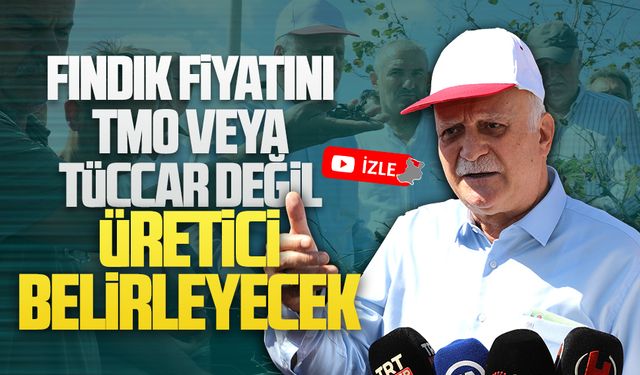 Şemsi Bayraktar: Fındık fiyatını TMO veya tüccar değil, üretici belirleyecek