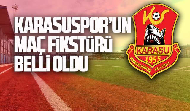 Karasuspor’un Bölgesel Amatör Lig fikstürü belli oldu