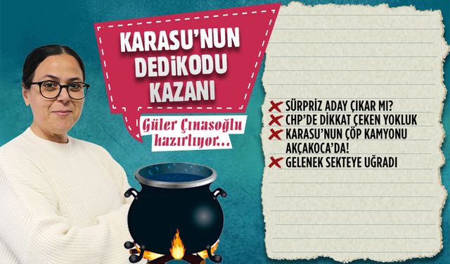 Karasu'nun dedikodu kazanı