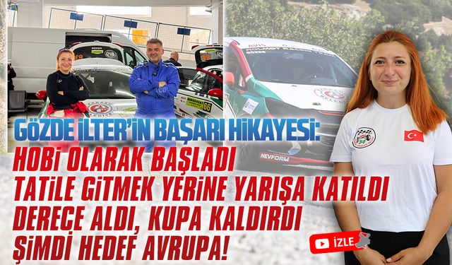 Hobi olarak başladığı ralli sporunda kupa kaldırdı, hedefi Avrupa şampiyonası