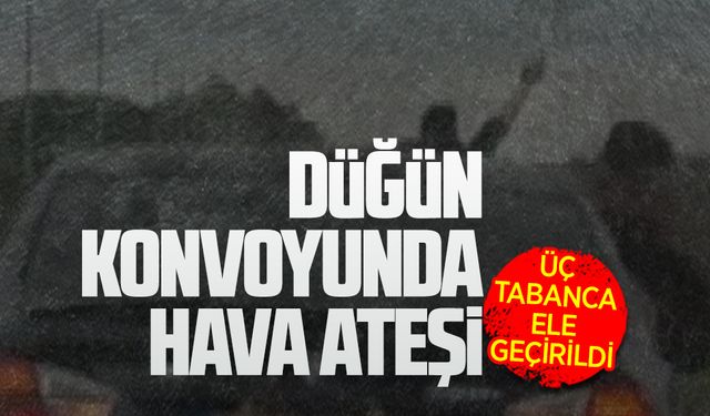 Karasu’da düğün konvoyunda hava ateşi pahalıya patladı