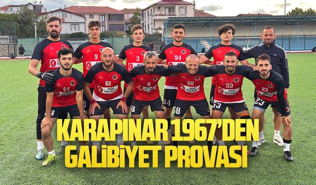 Karapınar 1967’den galibiyet provası
