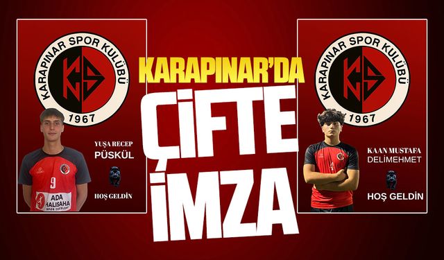 Karapınar 1967’den güçlü iki takviye