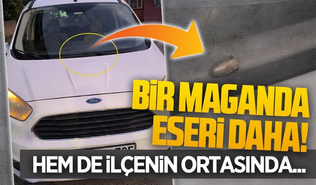 Felaketin eşiğinden dönüldü: Hareket halindeyken isabet etti!