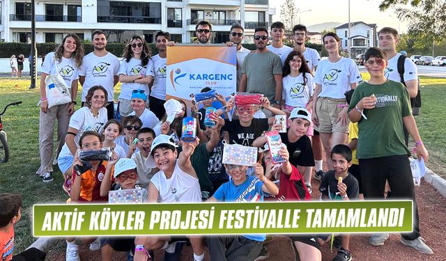 Aktif Köyler Projesi festivalle tamamlandı