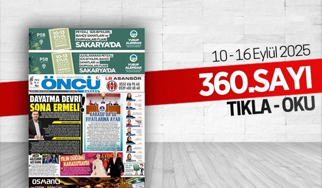 Öncü Karasu Gazetesi 360.sayı