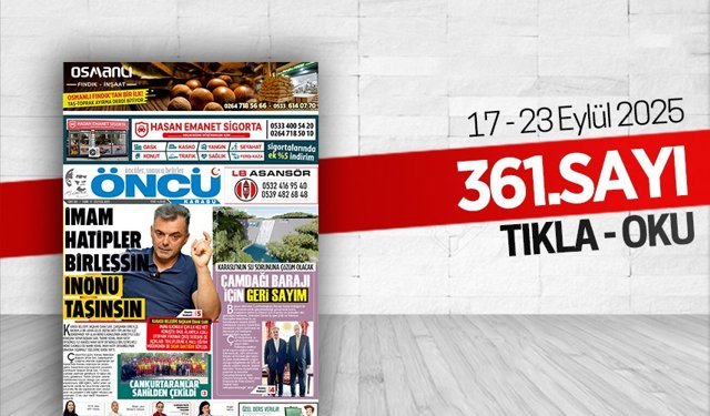 Öncü Karasu Gazetesi 361.sayı