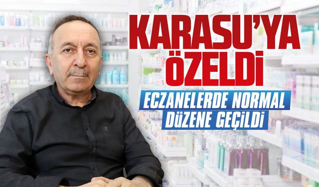 Karasu’da tek nöbetçi eczane sistemine geçildi