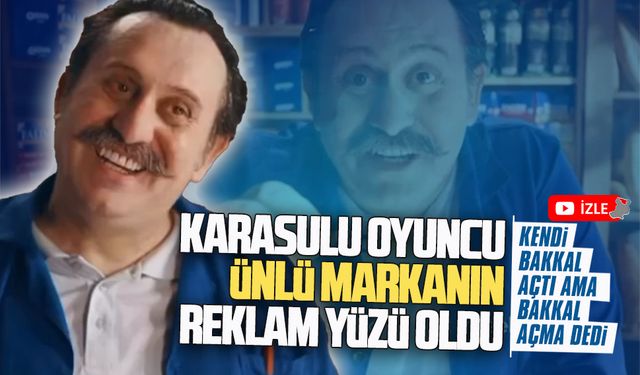Karasulu oyuncu, ünlü markanın reklam yüzü oldu