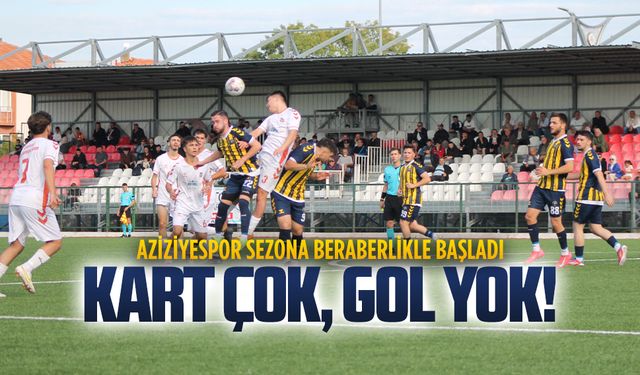 Karasu Aziziyespor sezona beraberlikle başladı