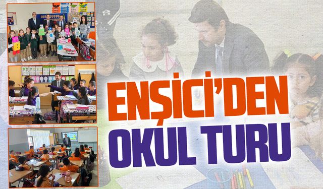 Müdür Furkan Enşici Karasu’daki okulları ziyaret etti
