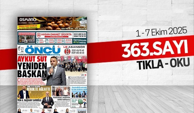 Öncü Karasu Gazetesi 363.sayı