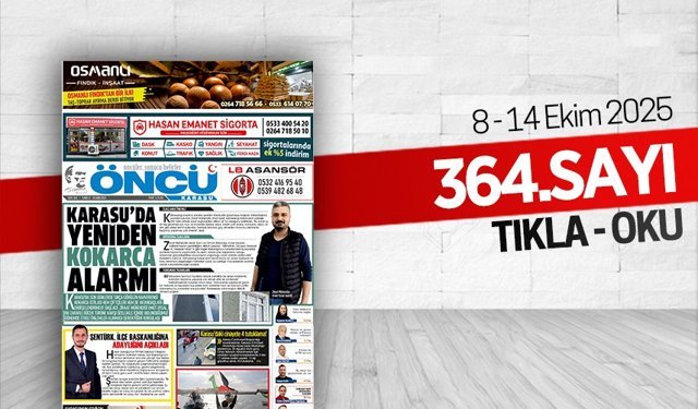 Öncü Karasu Gazetesi 364.sayı