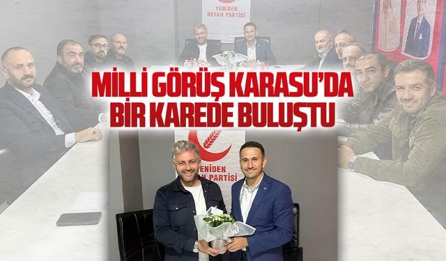 Saadet Partisi’nden Yeniden Refah Partisi Karasu Teşkilatı’na hayırlı olsun ziyareti