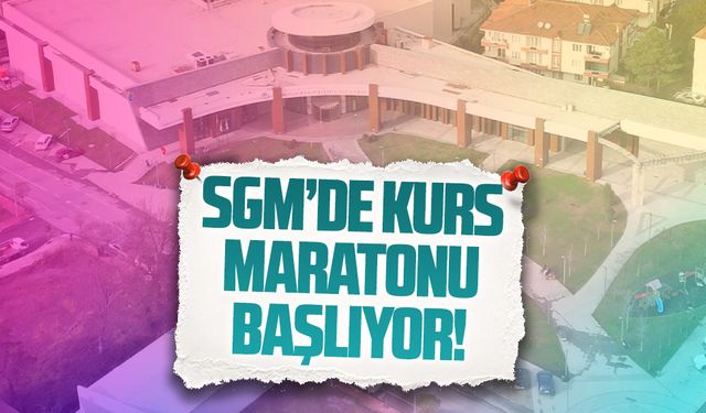 Karasu SGM’de yeni dönem kurs heyecanı