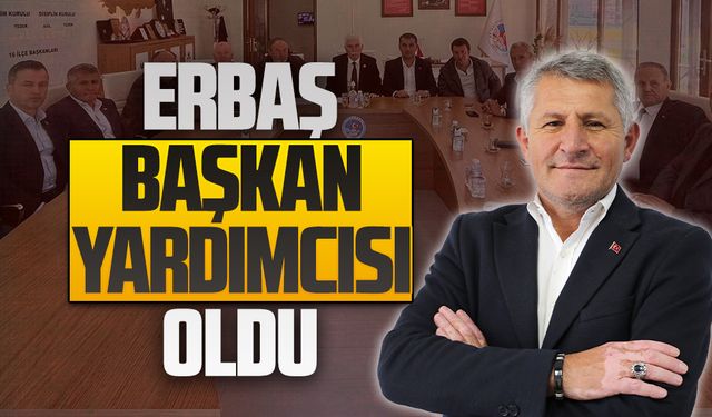 Karasulu Muhtar Sinan Erbaş, Federasyon Başkan Yardımcısı oldu