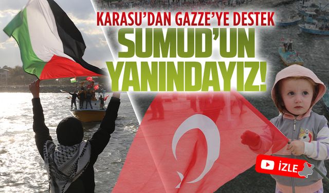 Karasu’dan Gazze’ye destek