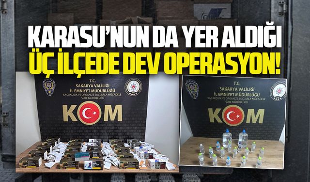 Polisten kaçak tütün ve alkol baskını