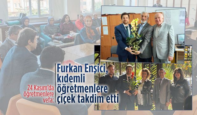 Karasu’da 24 Kasım Öğretmenler Günü kutlamaları erken başladı