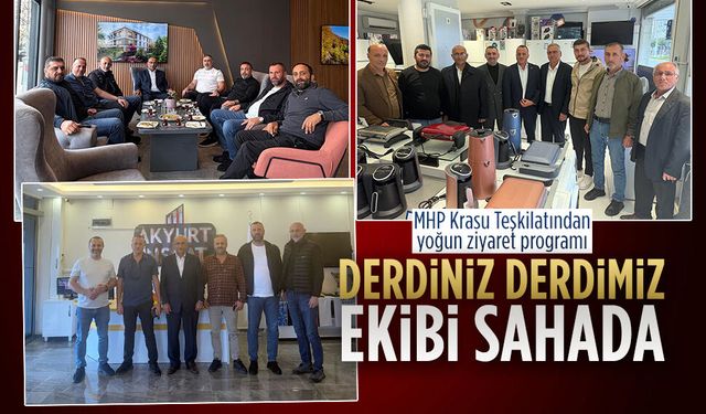 MHP Karasu Teşkilatı’ndan yoğun ziyaret programı: “Derdiniz derdimiz” sahada