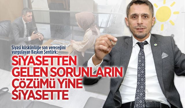 İYİ Parti İlçe Başkanı Osman Şentürk, hedeflerini açıkladı