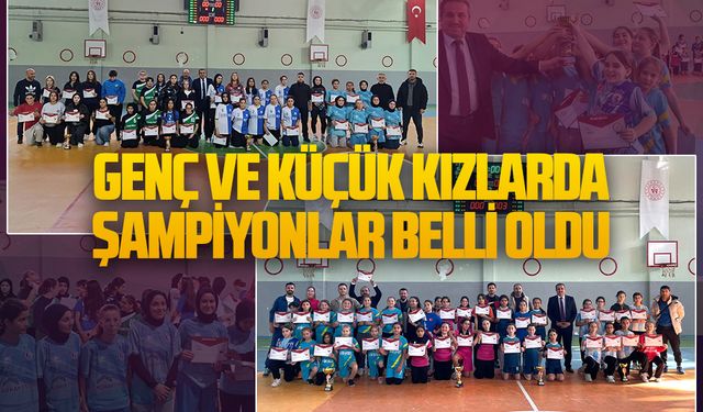 Genç ve küçük kızlarda şampiyonlar belli oldu