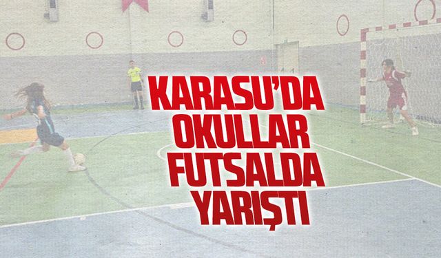 Karasu’da Okul Sporları Futsal Turnuvası sona erdi