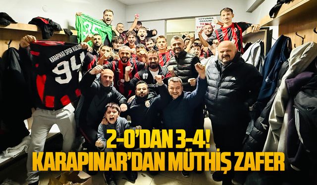 Karapınar geriden geldi, deplasmanda kazandı