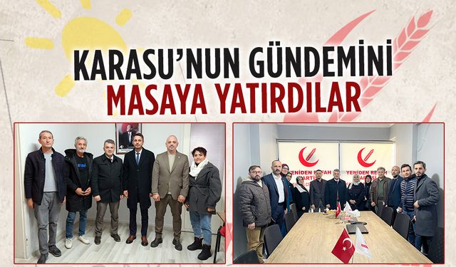 Başkan Sarı’dan İYİ Parti ve Yeniden Refah’a ziyaret