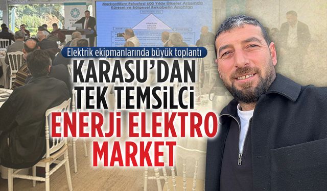 Elektrik ekipmanları sektörünün buluşmasında Eser Kurtuluş Karasu’yu temsil etti