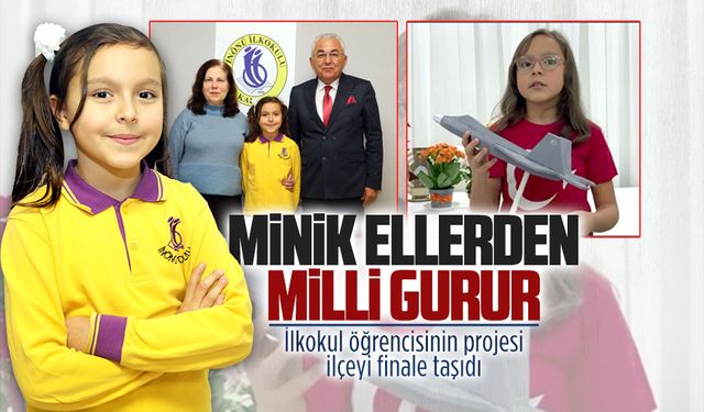 İnönü İlkokul öğrencisinin projesi finale taşıdı