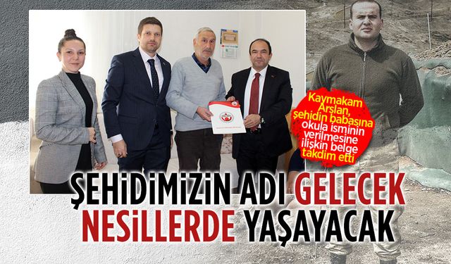 Kaymakam Arslan, Enşici ve Işık’tan şehit ailesine vefa ziyareti