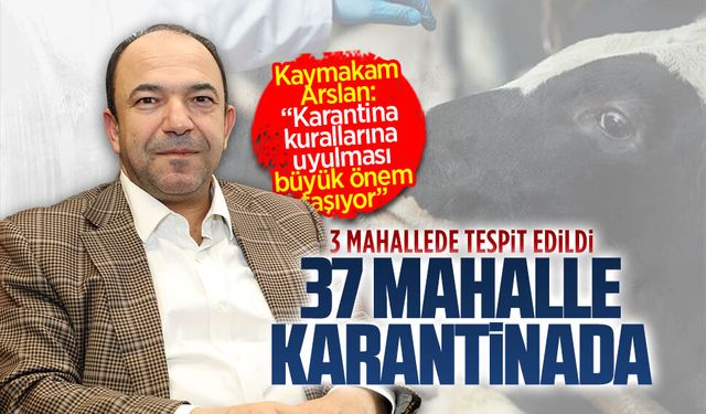 Karasu’da 37 mahallede karantina uygulandı